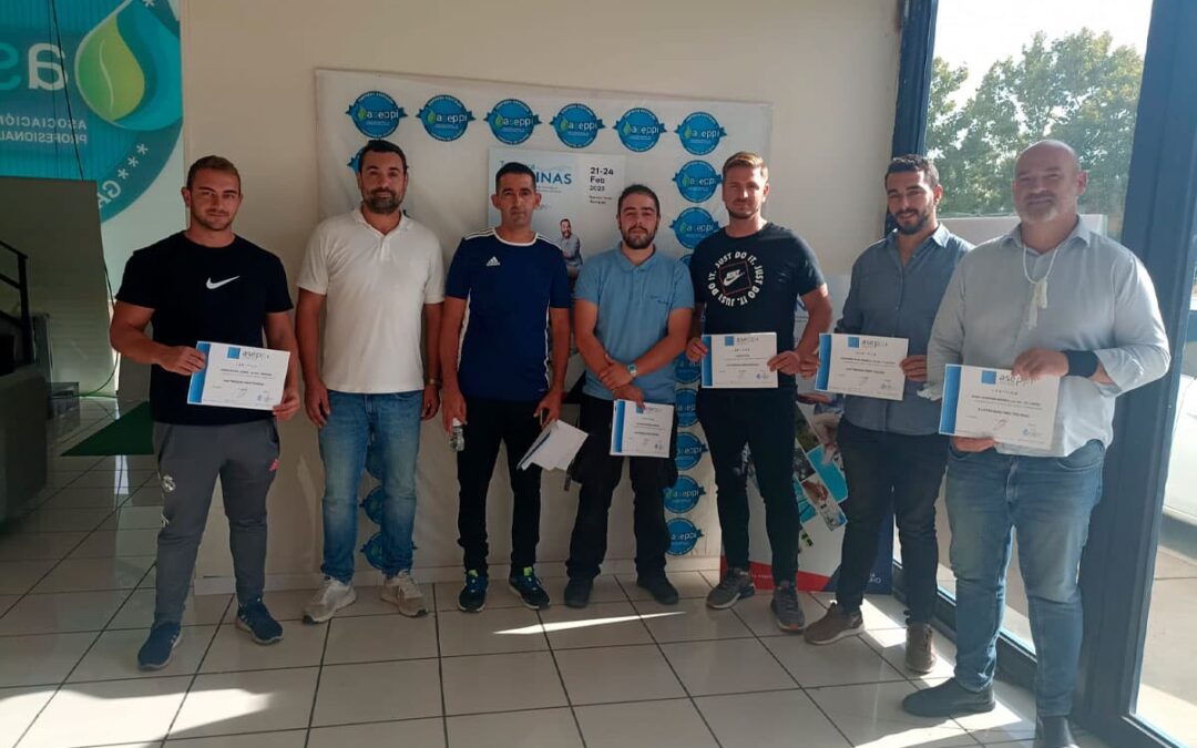 Finalizado el curso ELECTRICIDAD PARA PISCINAS (BÁSICO)